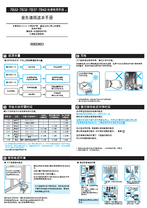 精工7B22-oayo 中文使用说明