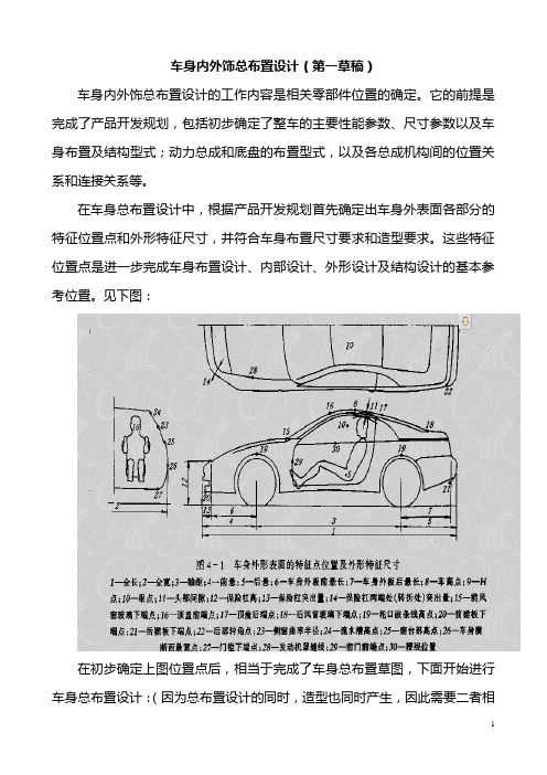 汽车车身内外饰总体布置程序