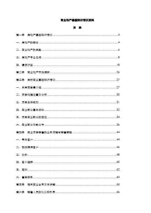 商业地产基础知识-推荐下载