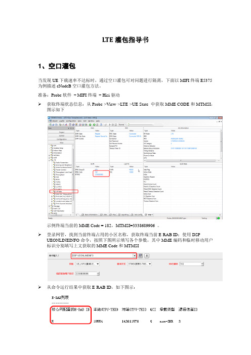 LTE灌包指导书(服务器+空口)-V1.0 (1)