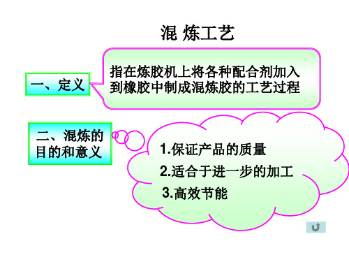 橡胶混炼工艺汇总