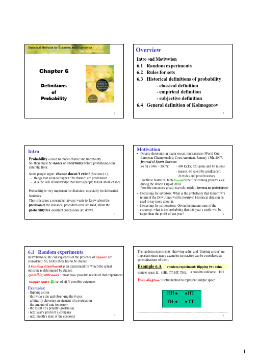 STATSTICS Chapter 6