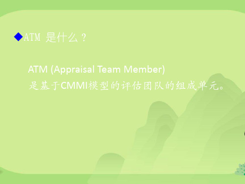 CMMI ATM基础