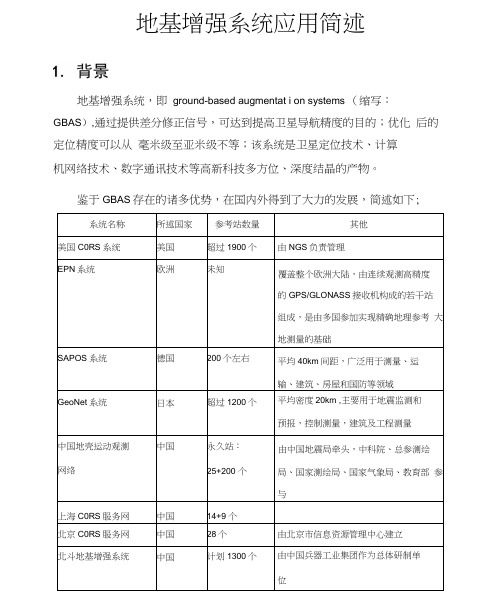 地基增强系统应用简述