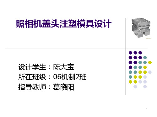 照相机盖头注塑模具设计PPT课件