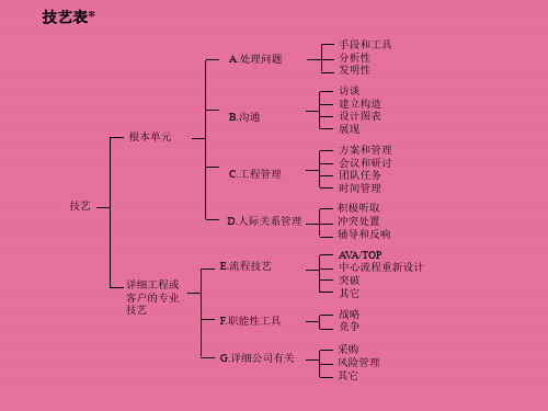 麦肯锡咨询顾问必备宝典技能表ppt课件