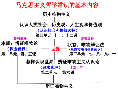 高三政治《第二单元 探索世界与追求真理》复习课件