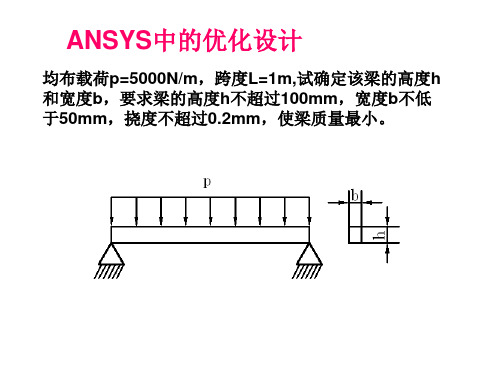 ANSYS中的优化设计