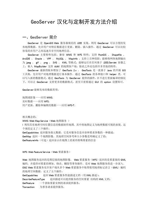 GeoServer汉化与定制开发方法介绍