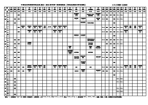 中国社会科学院研究生院课表