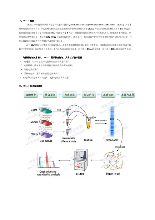 重要---SILAC 技术 概述