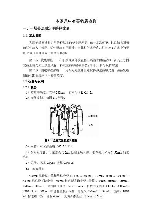 五、木家具中有害物质检测