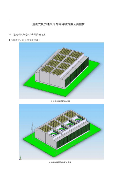 逆流式机力通风冷却塔降噪方案及其报价