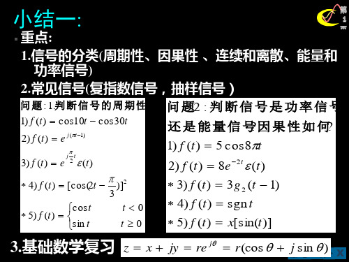 信号分析1-3主 阶跃信号和冲激信号