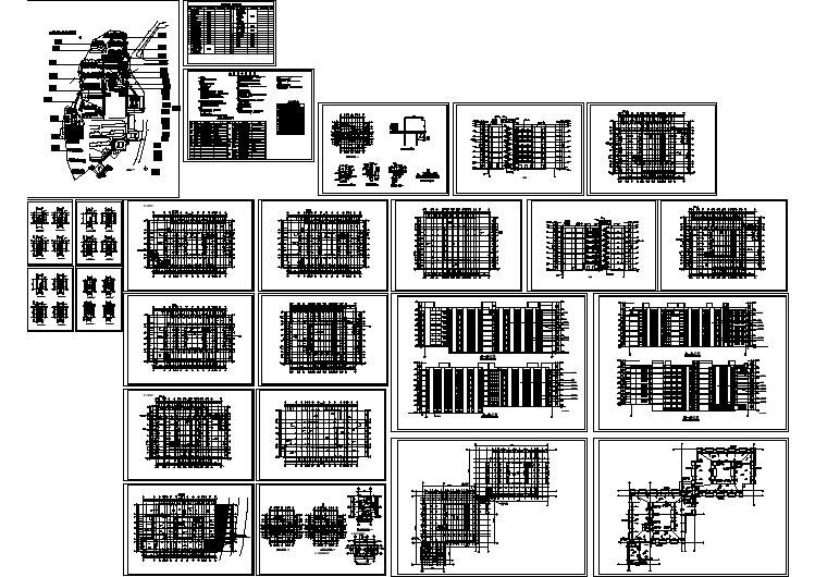 西南医院公寓楼建筑设计CAD施工图