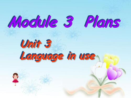 Module 3 Unit 3《Language in use》》课件2(12页)(外