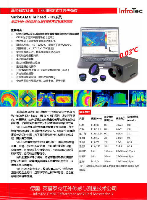 VH HS产品资料