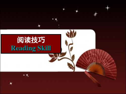 Reading-Skill阅读技巧2