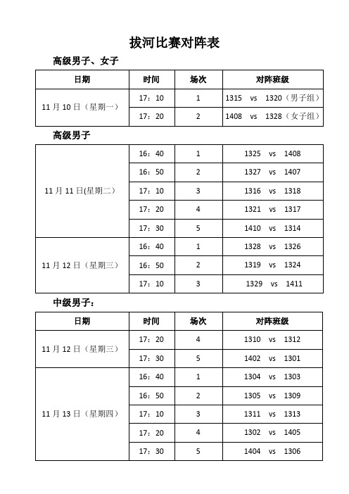 01-拔河比赛对阵表