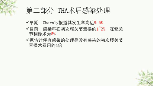 THA术后感染的处理ppt课件