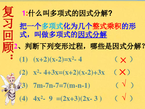 因式分解平方差公式法课件PPT