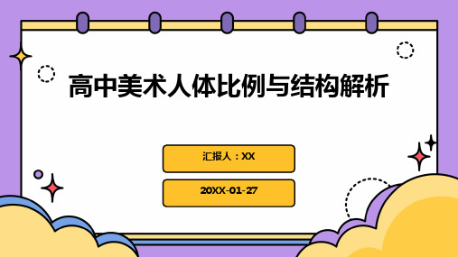 高中美术人体比例与结构解析