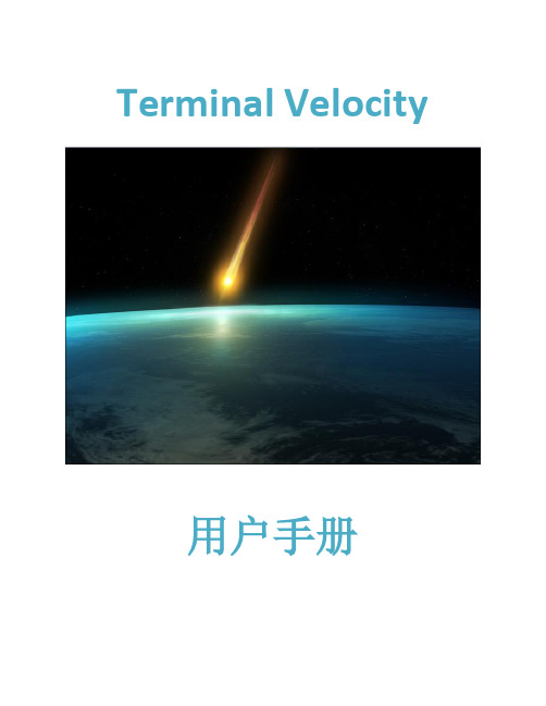 Terminal Velocity 软件使用手册