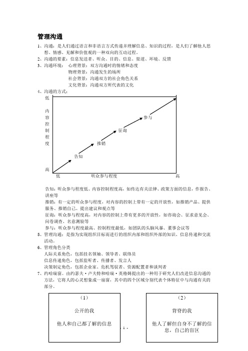 管理沟通