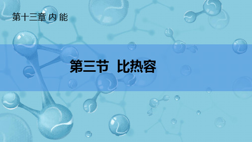 13.3比热容-+2024-2025学年人教版初中物理九年级上册4