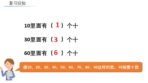 整十数加、减整十数(课件)-一年级下册数学人教版