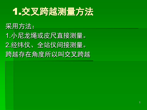 架空输电线路交叉跨越测量培训课件PPT