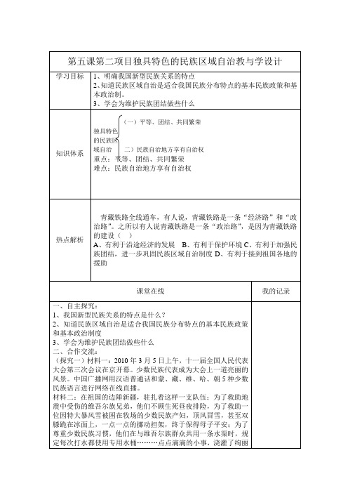 独具特色的民族区域自治11