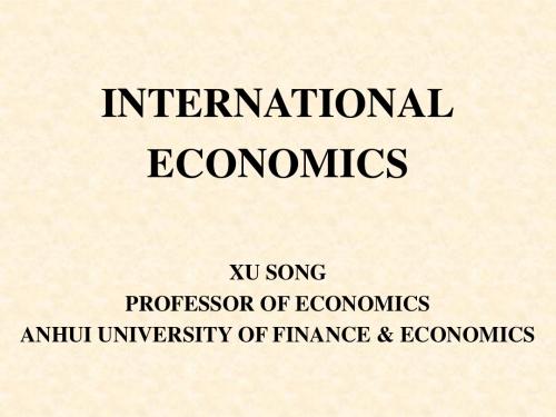 International Economics