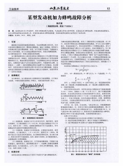 某型发动机加力蜂鸣故障分析