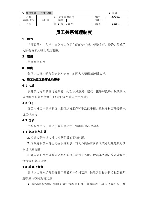 HR1001员工关系管理制度.doc