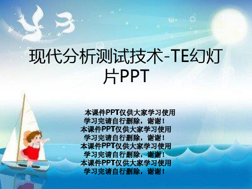 现代分析测试技术-TE幻灯片PPT