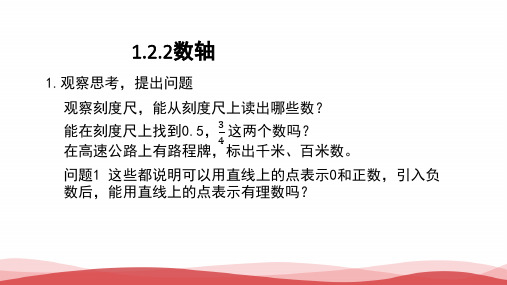 初中数学《数轴》公开课优质课PPT课件