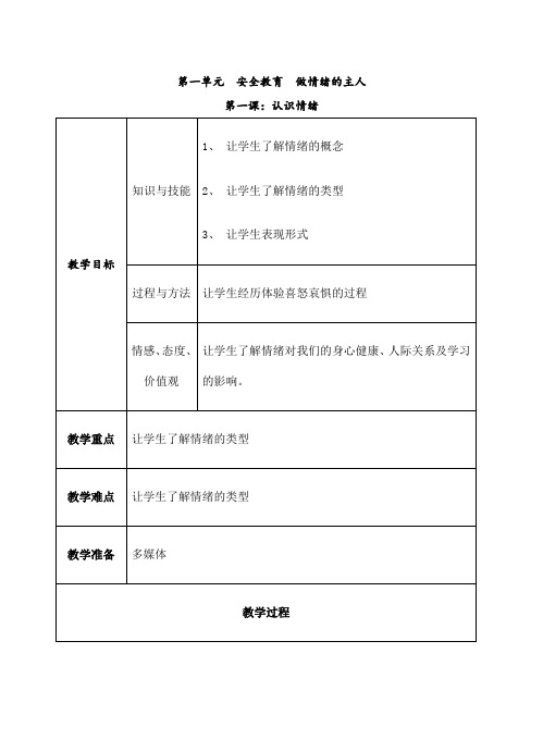 上海科技教育出版社六年级综合实践教学案上册