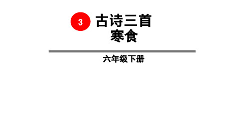 六年级语文下册课件寒食PPT课件部编版3