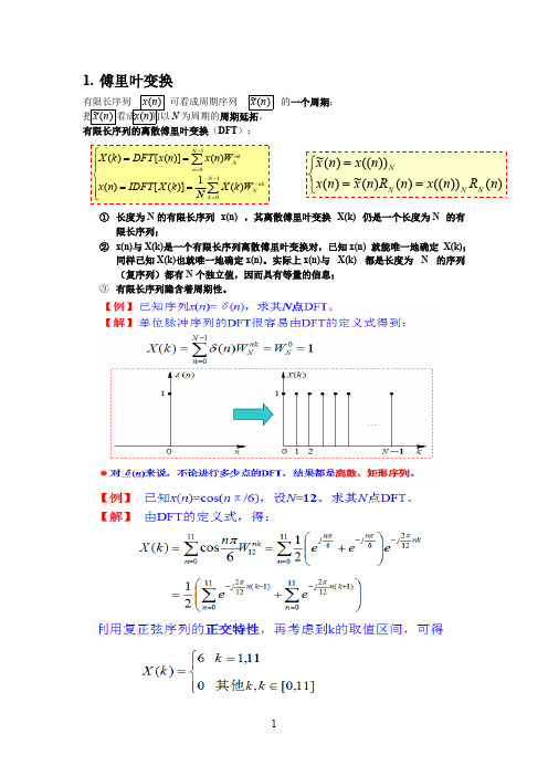 (完整版)数字信号处理知识总结课案,推荐文档