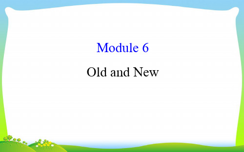 高考英语(外研版)一轮复习课件：必修3+Module+6