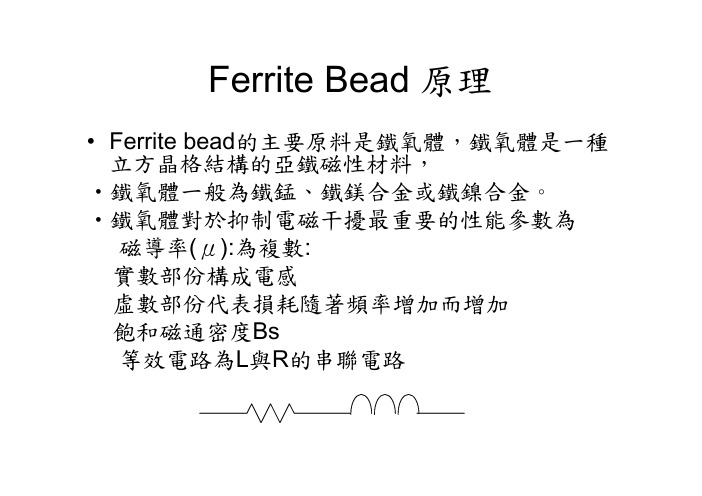 Ferrite Bead 原理