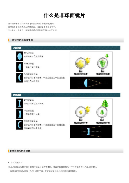 什么是非球面镜片