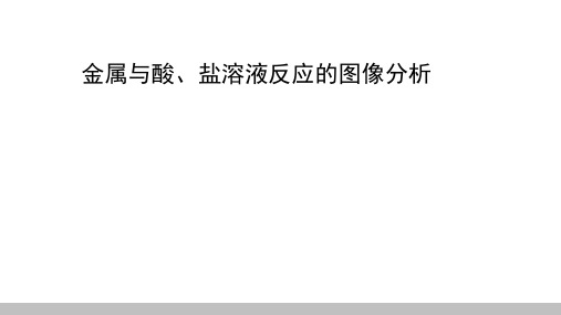 2021年中考化学二轮专题复习 金属与酸、盐溶液反应的图像分析