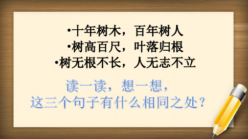 部编版语文二年级上册 识字2 树之歌(精品)