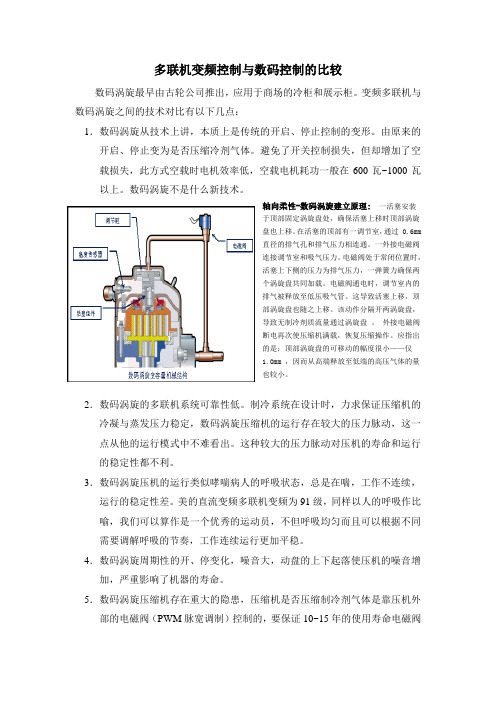 变频多联与数码多联比较