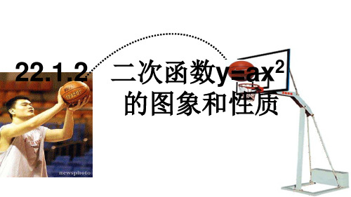 人教版九年级上册数学课件22.1.2二次函数y=ax2的图像和性质(共21张PPT)