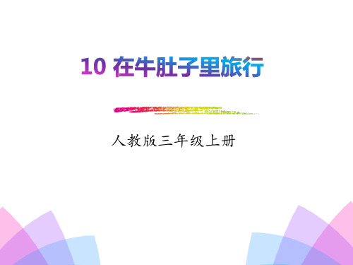 三年级上册语文第十课《在牛肚子里旅行》课件