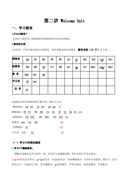 音标教学(2) 人教版七年级英语上册+