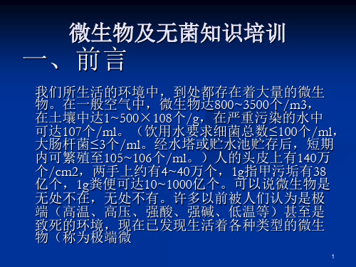 微生物及无菌知识培训六步洗手法及进入洁净车间程序